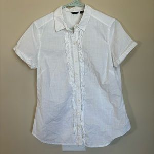 Eddie Bauer White Button Down Shirt